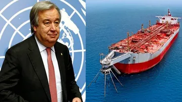 UN Chief 'Deeply Concerned' Over Environmental Threat Posed By Stricken Oil Tanker Off Yemen Coast