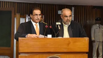 PTI's Asad Qaiser sworn in as Pakistan's National Assembly Speaker