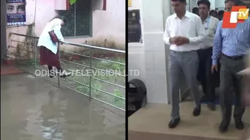 Rain Exposes Deplorable Condition Of Keonjhar DHH During 5T Review