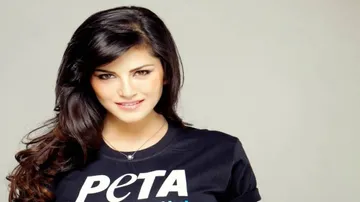 Bollywood actress Sunny Leone promotes animal-free fashion