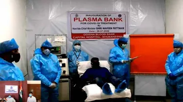 COVID-19: CM Naveen Inaugurates Plasma Bank In Capital Hospital