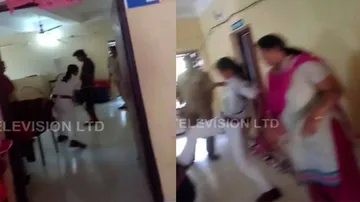 Odisha Lady Cop Thrashes Youth Inside Police Station, Video Goes Viral