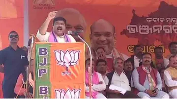 Pradhan targets Odisha govt during 'Jabab Maguchhi Odisha' programme