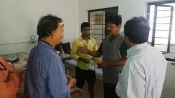 Pratap Jena makes surprise visit to Capital hospital
