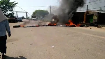 Villagers torch house, shop of 'murder accused'