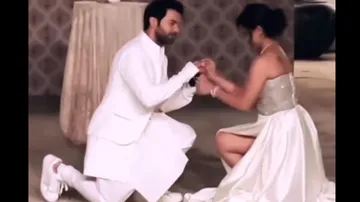 Rajkummar Goes Down On One Knee To Propose Ladylove Patralekhaa