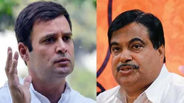 You have guts, please talk on Rafale: Rahul tells Gadkari