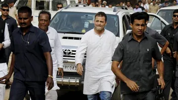 BJP youth leader arrested for attack on Rahul Gandhi's car