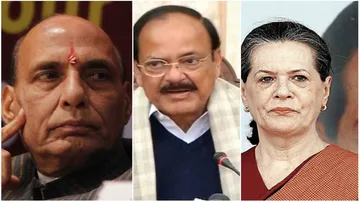 Rajnath, Naidu meet Sonia on Presidential polls