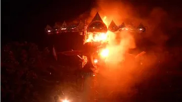 'Ravana Podi' marks end of Durga Puja in Odisha