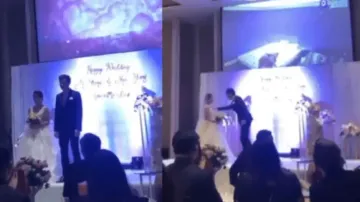 Groom exposes bride’s affair with brother-in-law during reception party
