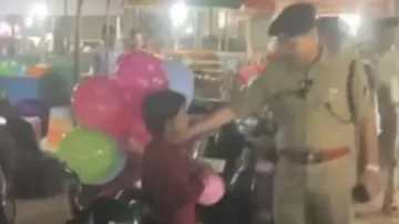 IPS Abhishek Pallava's kind gesture towards little boy wins heart
