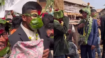 Bride’s family ‘punish’ baraati in the funniest way as groom takes away their girl, watch