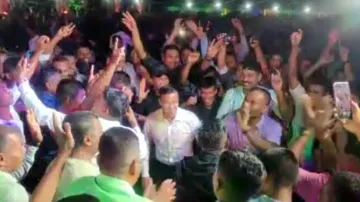 Berhampur SP grooves to popular Sambalpuri song ‘Rangabati’ with colleagues, watch