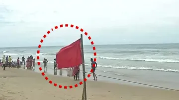 Red flags go up on Puri beach after four tourists die in two days