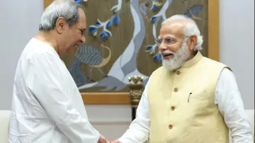 CM Naveen Patnaik With PM Modi