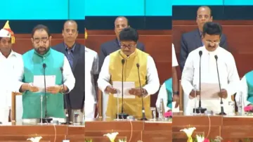 Odisha Cabinet reshuffle: Bikram Keshari Arukha, Sudam Marndi and Sarada Nayak sworn in as Ministers  