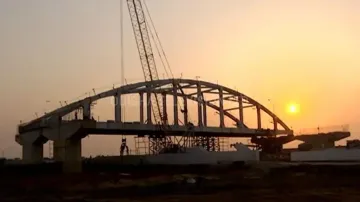 Shree Setu, the first trumpet bridge in Odisha, may not be ready by Rath Yatra