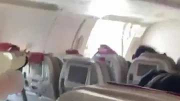 Man opens plane emergency door 