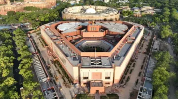Hawk-eye view of the new Parliament building