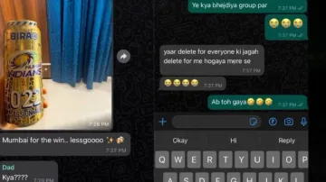 Boy shares beer pic on family WhatsApp group, reaction of desi parents goes viral