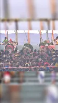 Mahasnana & 'Chera Pahanra' ritual of Lord Jagannath and his siblings at Snana Mandap