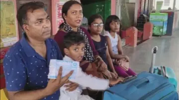Family from Patna had a miraculous escape