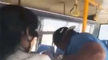 Man tries to eve-tease girl inside bus, suffers instant karma