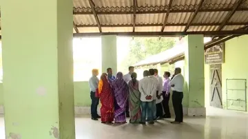 Balasore Collector visit Bahanaga High School