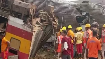 Fire Fighters During Rescue Operation At Balasore