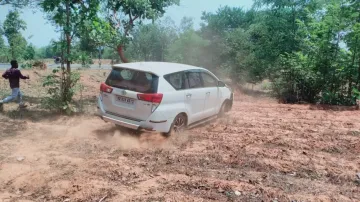 MP Niranjan Bishi's Car After Accident