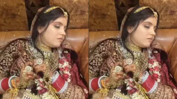 Bride caught sleeping before wedding rituals, hilarious video goes viral