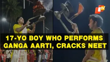 UP Boy Vibhu Upadhyay Who Performs Ganga Aarti Clears NEET