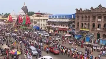 Nabajouban Darshan of Lord Jagannath, siblings begins at Puri Srimandir 