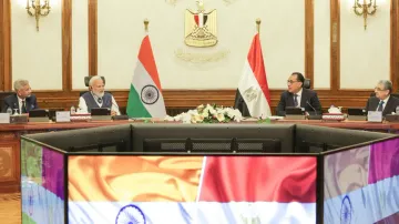 PM Modi held productive discussions with PM Mostafa Madbouly of Egypt.