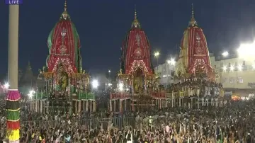Three Chariots At Singhadwar