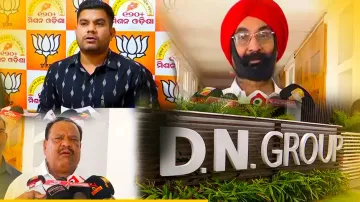 Anil Biswal (BJP), Santosh Singh Saluja (Cong) & Bhagirathi Sethi (BJD) 