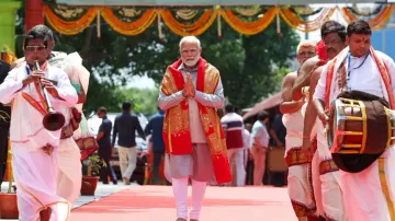 PM Modi lays foundation stone for infra development projects worth Rs 6,100 crore in poll-bound Tela