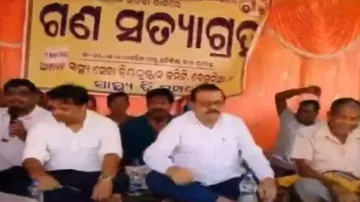 BSKC members stage protest