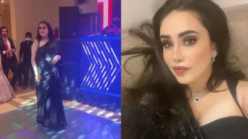 Groom’s sister sets dance floor on fire with her sizzling performance in black saree