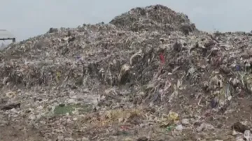 Dumping yard at Baliapanda in Puri