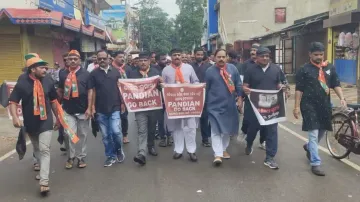 5T secretary VK Pandian’s visit to Rairakhol & Deogarh opposed; BJP stages dharna, takes out rally 