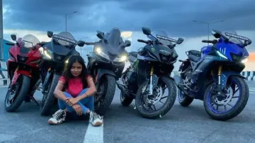 16-yr-old girl performs dangerous bike stunts, shows pistol in Instagram reels; caught