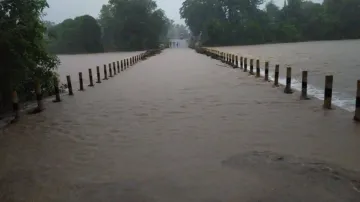 Water is flowing over a river in Malkangiri