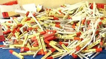 Ganja-laced cigarettes