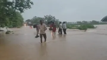 Water level is rising in different rivers of Odisha due to incessant rain 
