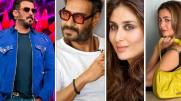 Salman Khan, Ajay Devgn, Kareena, Amruta