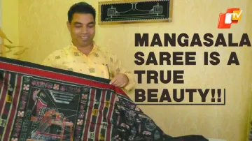 National Handloom Day, Subarnapur Weaver, Mangasala saree