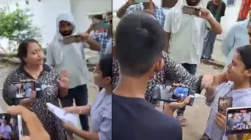 Naib tehsildar in UP’s Varanasi slaps class 12 girl for seeking answer, video goes viral; watch