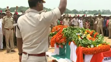 Mortal Remains of Martyred CRPF Jawan
